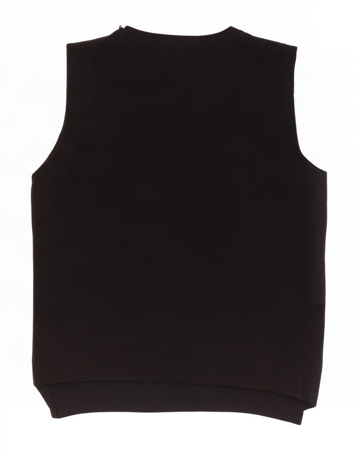 Canotta canotta da donna Zara UK 12 media viscosa nera