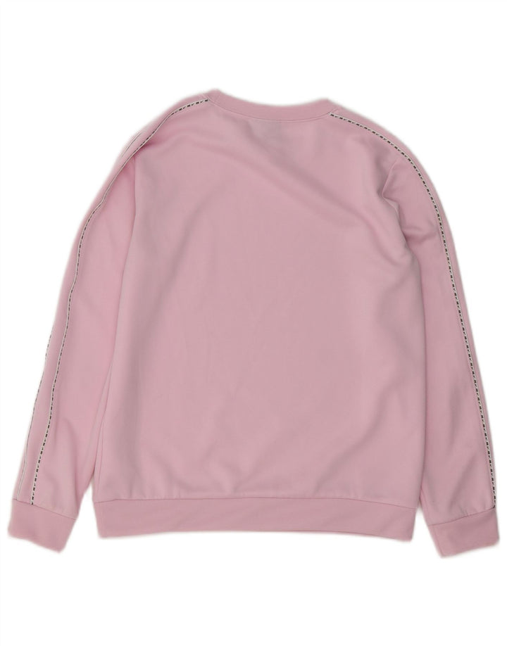 Felpa grafica Nike per ragazze, maglione, 12-13 anni, grande, rosa, in poliestere