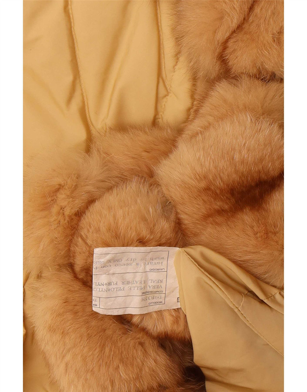 Ermanno Scervino Giacca trapuntata da donna IT 46 Large Giallo Nylon