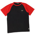 T-shirt Reebok da uomo Top Small in cotone color block nero