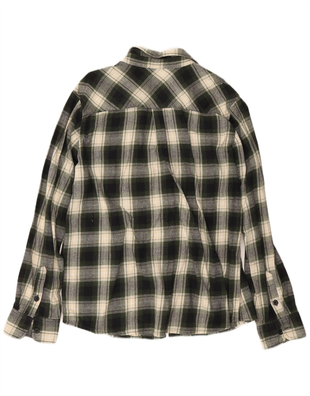 Camicia da uomo in flanella di Mountain Warehouse XL in cotone a quadri verdi