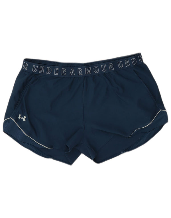 Pantaloncini sportivi grafici da donna UNDER ARMOUR UK 18 XL Blu navy