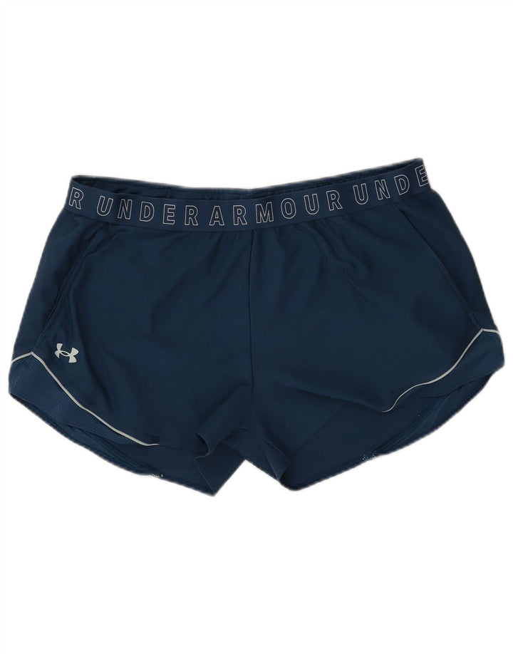 Pantaloncini sportivi grafici da donna UNDER ARMOUR UK 18 XL Blu navy