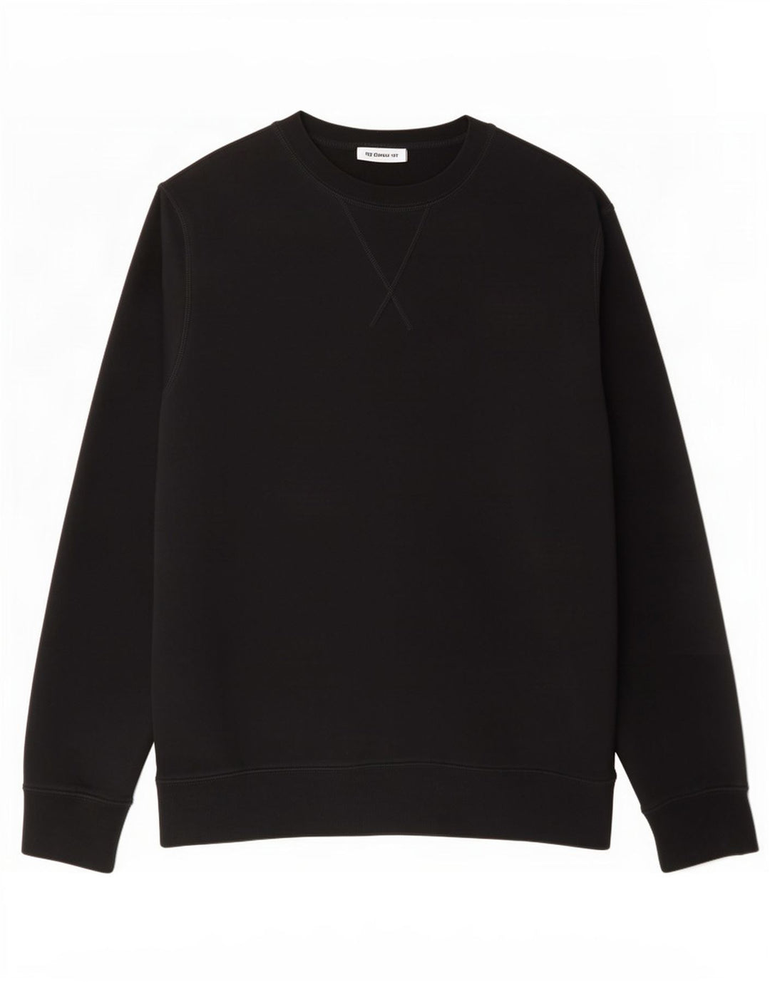 Felpa Marks & Spencer da uomo con vestibilità regolare, cotone medio nero