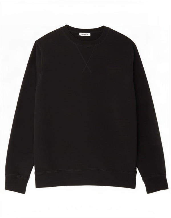 Felpa Marks & Spencer da uomo con vestibilità regolare, cotone medio nero