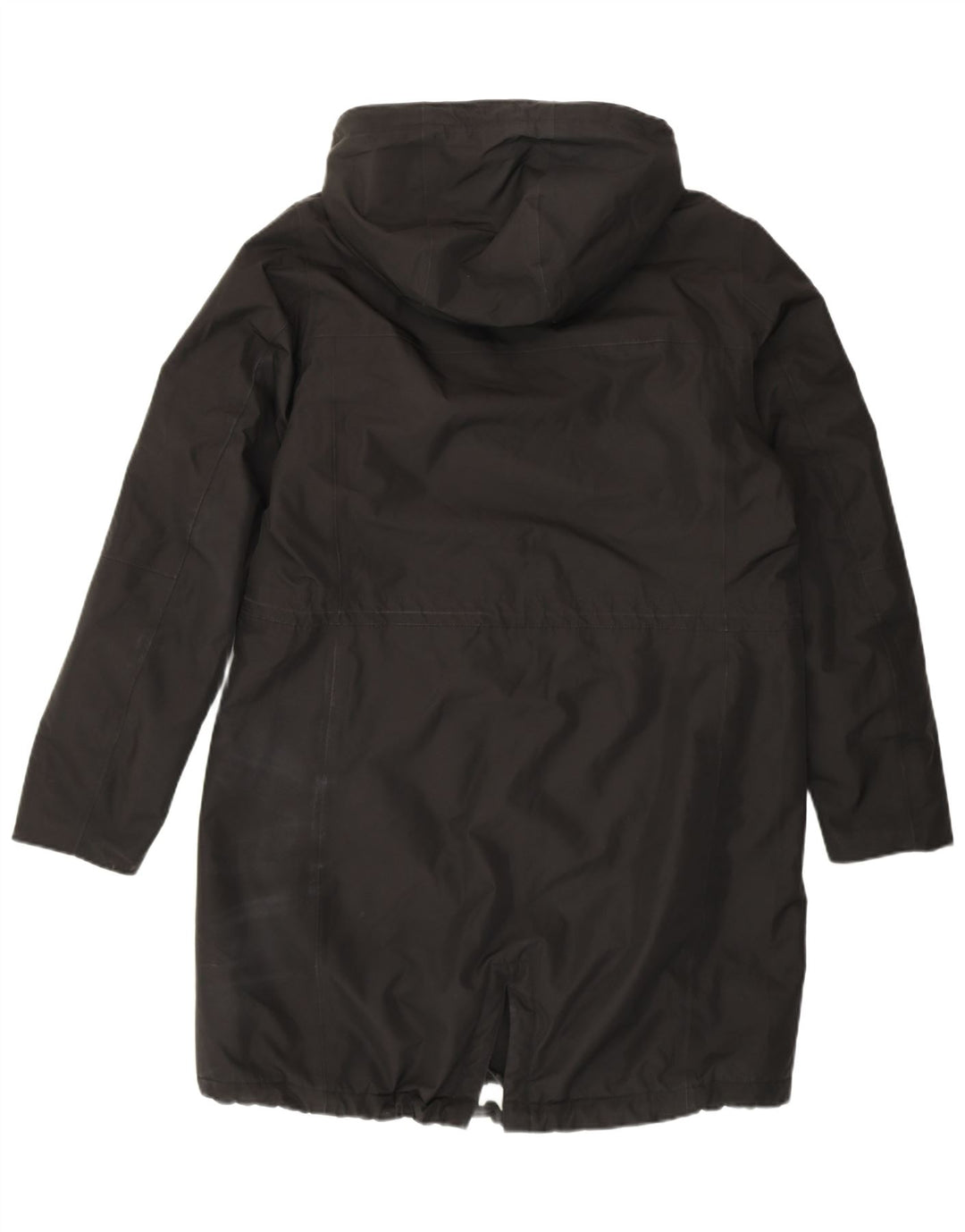 Giacca parka con cappuccio da donna Helly Hansen UK 14 grande nylon nero