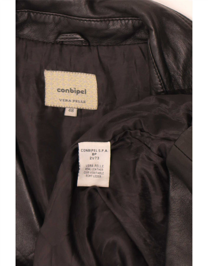 Cappotto In Pelle Donna Conbipel IT 48 XL Nero