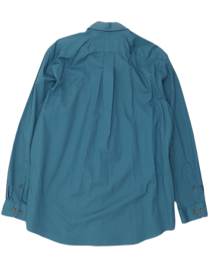 L.L.BEAN Mens Traditional Fit Shirt Large Blue Cotton Vintage L.L.Bean and Second-Hand L.L.Bean from Messina Hembry 