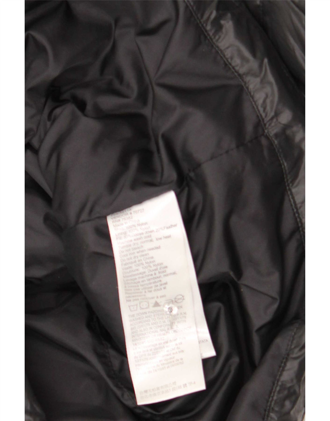 Giacca imbottita con cappuccio da donna Timberland UK 14 nylon nero medio