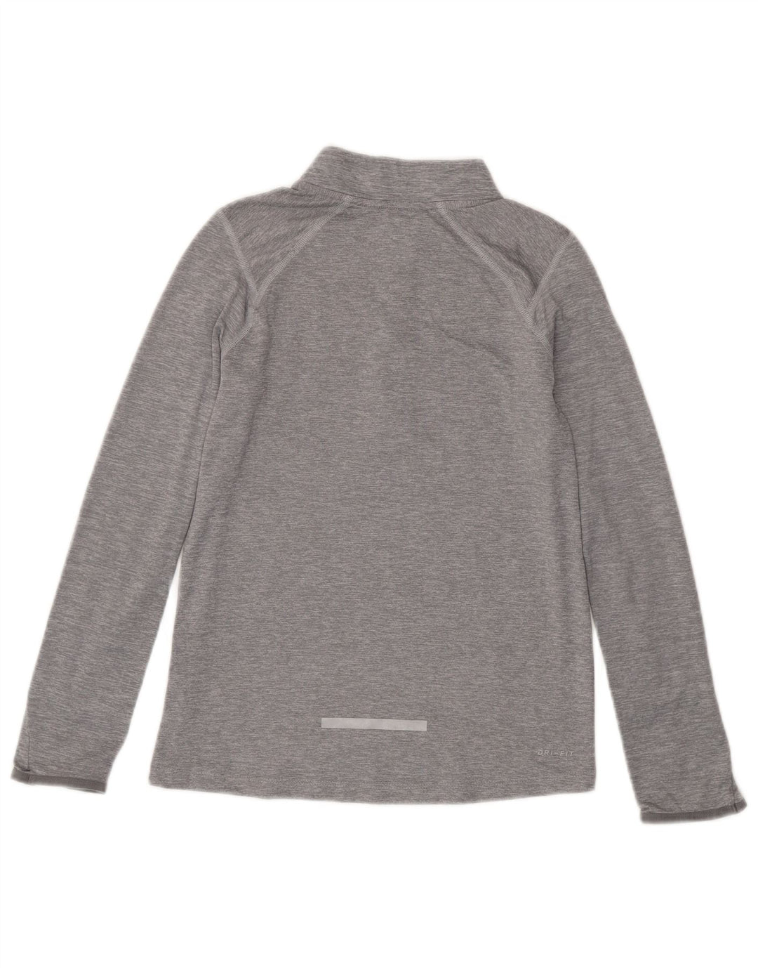 Top della tuta pullover Nike da ragazzo Dri Fit 10-11 anni grigio medio chiazzato
