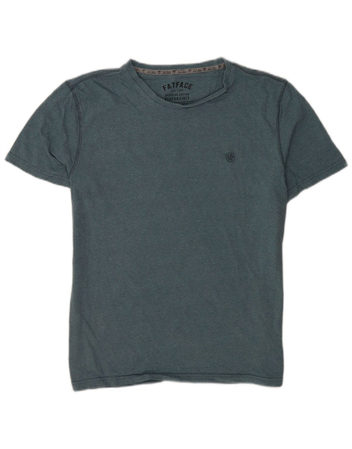 T-shirt da uomo Fat Face Top grande in cotone verde
