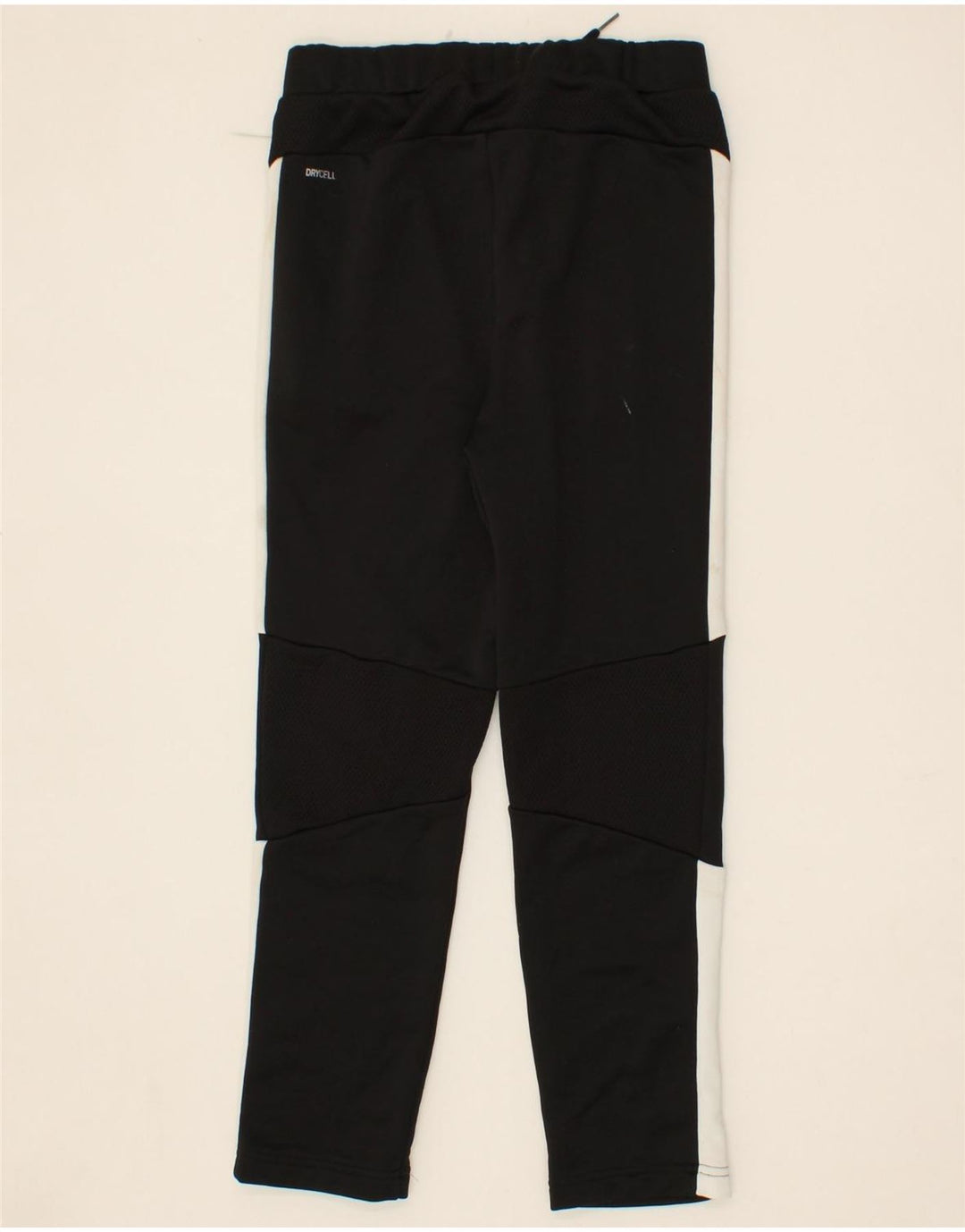 PUMA Boys Tracksuit Trousers 11-12 Years Black Colourblock Polyester Vintage Puma and Second-Hand Puma from Messina Hembry 