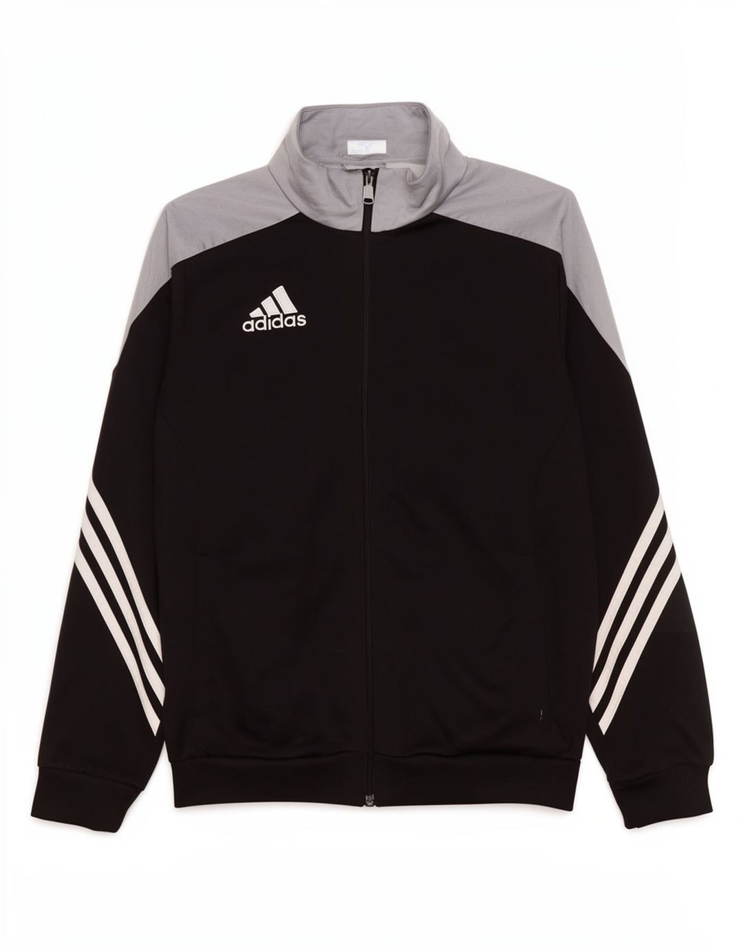 Giacca da tuta da ragazzo Adidas 13-14 anni XL Poliestere color block nero