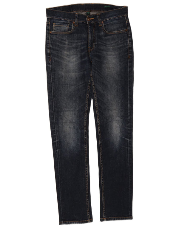 Jeans skinny da uomo Benetton W30 L32 Blu