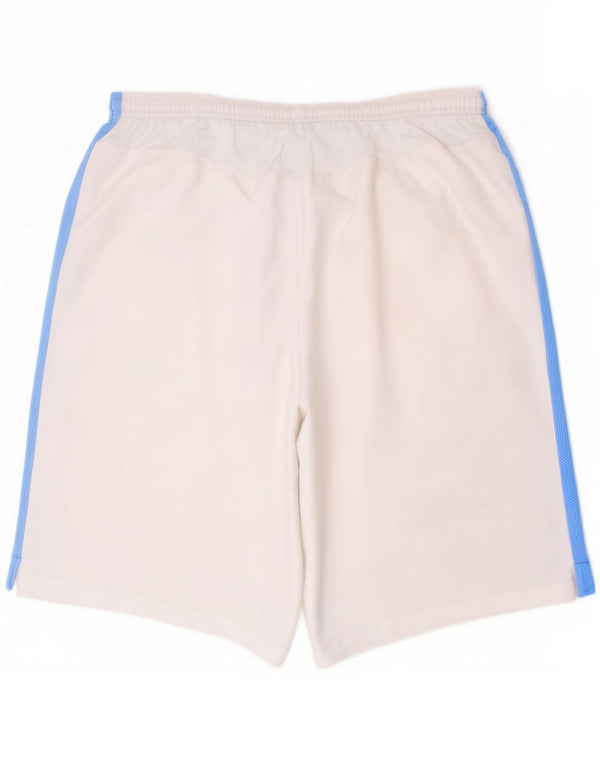 Pantaloncini sportivi Nike da ragazzo Dri Fit Graphic 13-14 anni XL bianco Colourblock