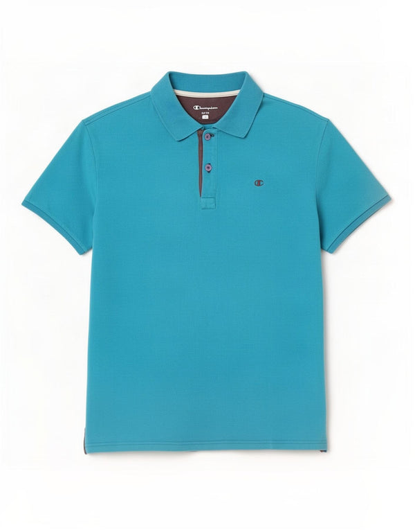 Polo Champion da uomo Easy Fit, taglia grande, in cotone blu
