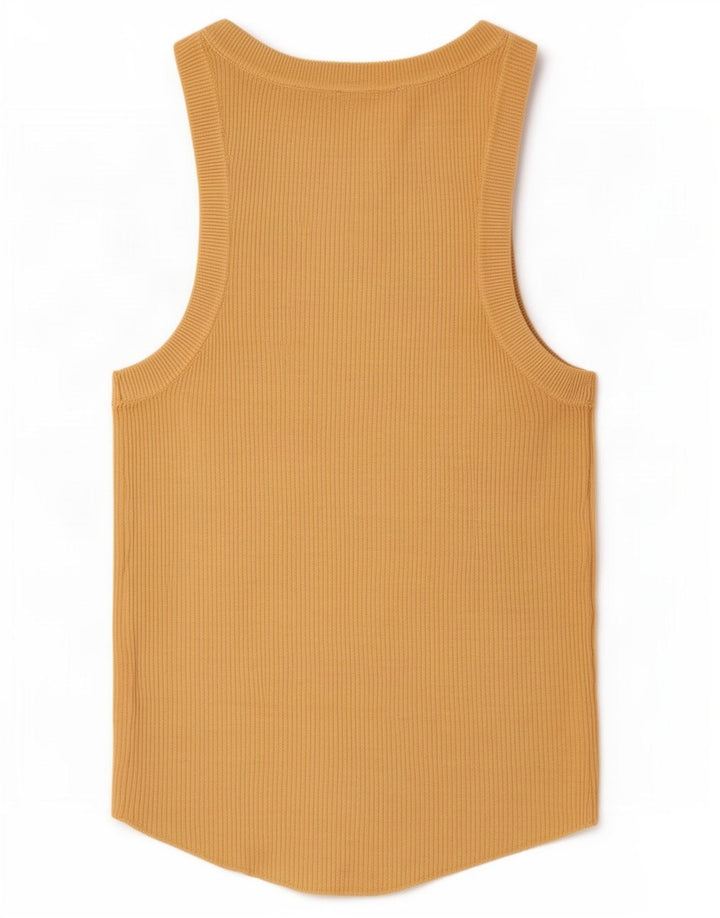 Canotta da donna Zara UK 12 in viscosa marrone medio