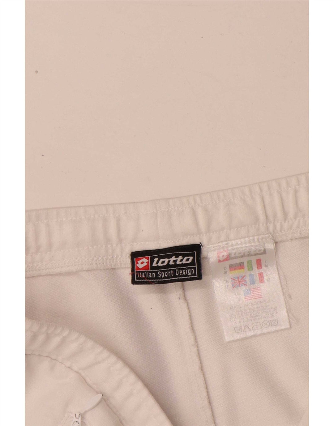 Pantaloncini sportivi da donna Lotto UK 12 cotone bianco medio
