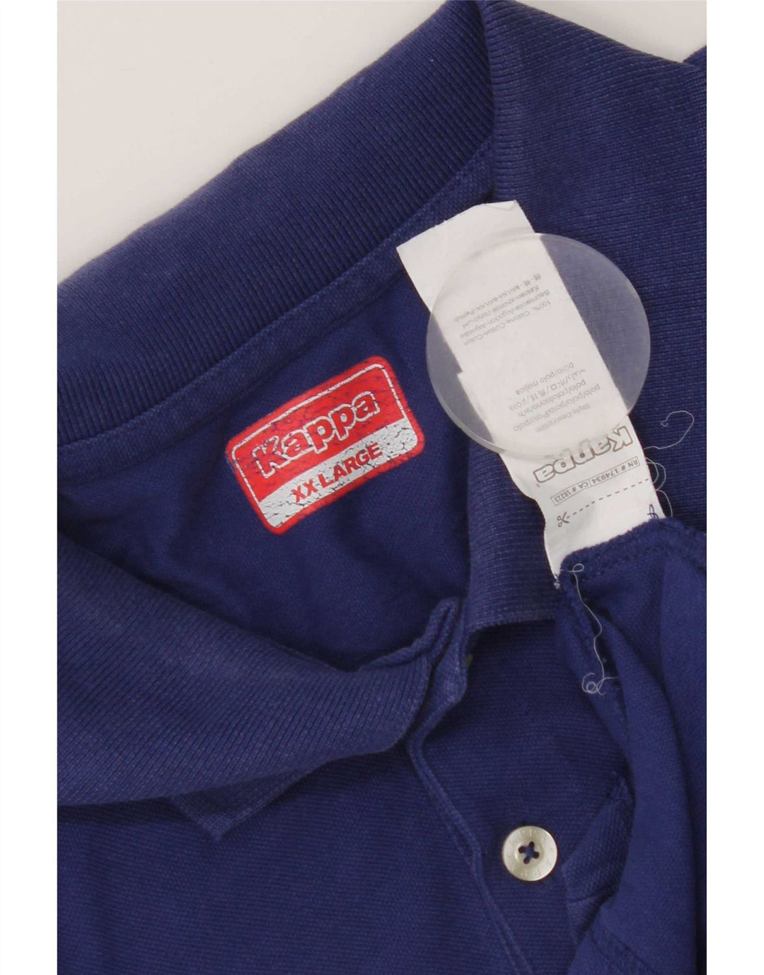 Polo Kappa Uomo 2XL Cotone Blu