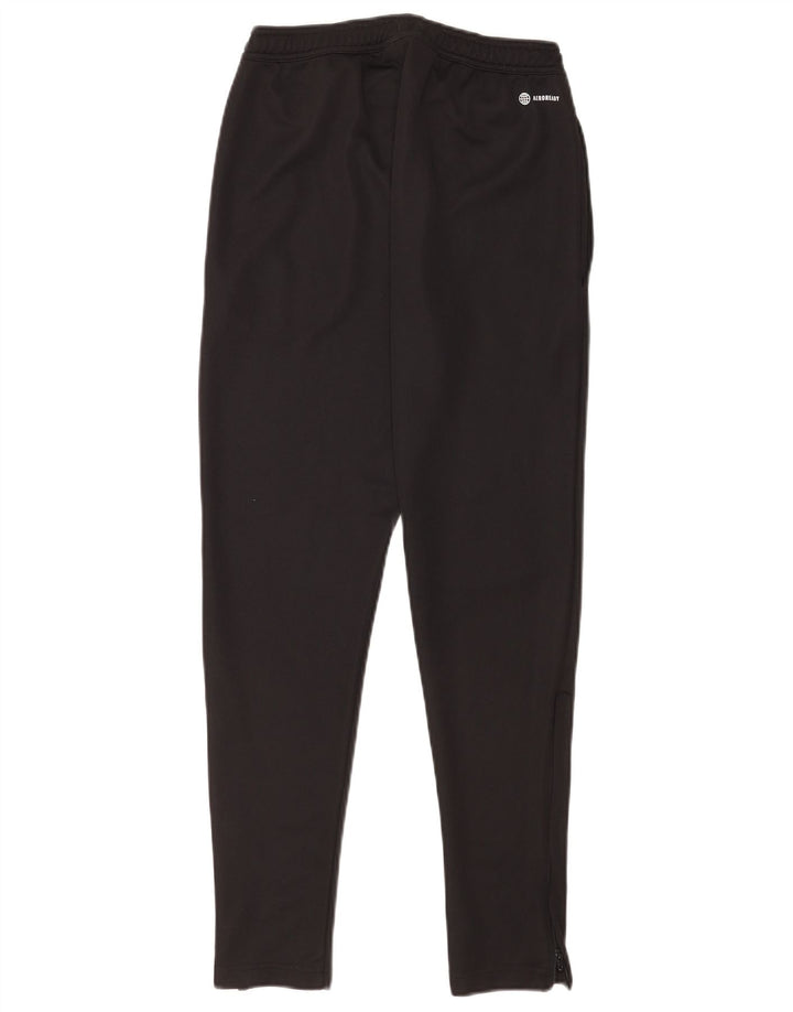 Pantaloni da tuta da uomo Adidas Small neri in poliestere sportivo
