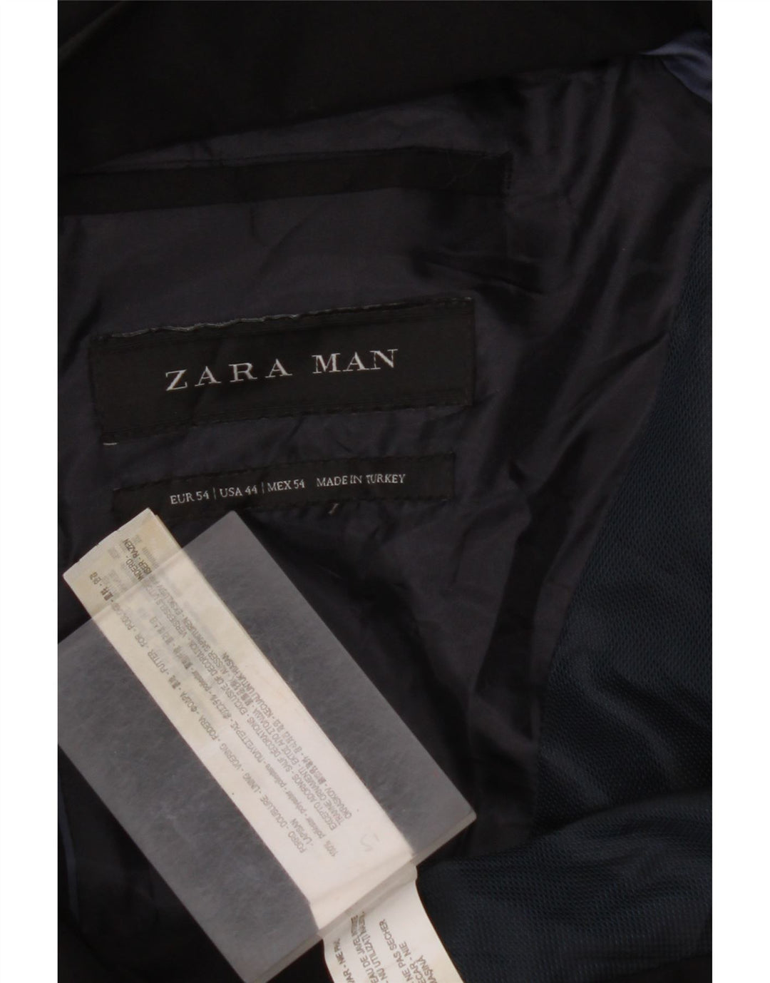 Giacca Blazer a 2 Bottoni ZARA da Uomo EU 54 XL Viscosa Nera