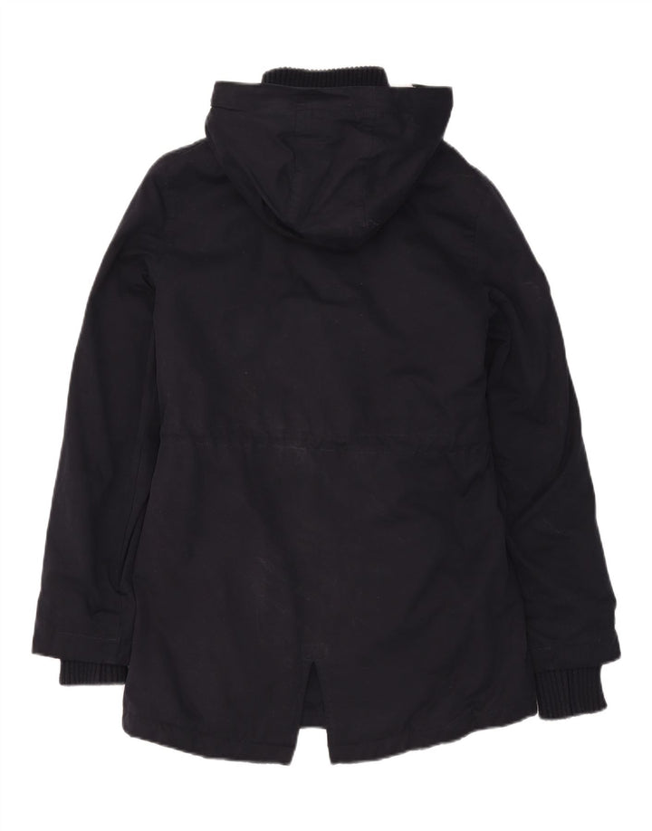 Giacca parka da donna con cappuccio Superdry UK 10 Small poliestere blu navy