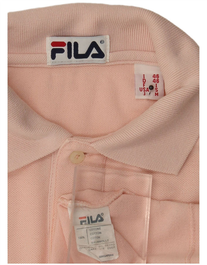 Polo Uomo Fila IT 46 Small Rosa Cotone