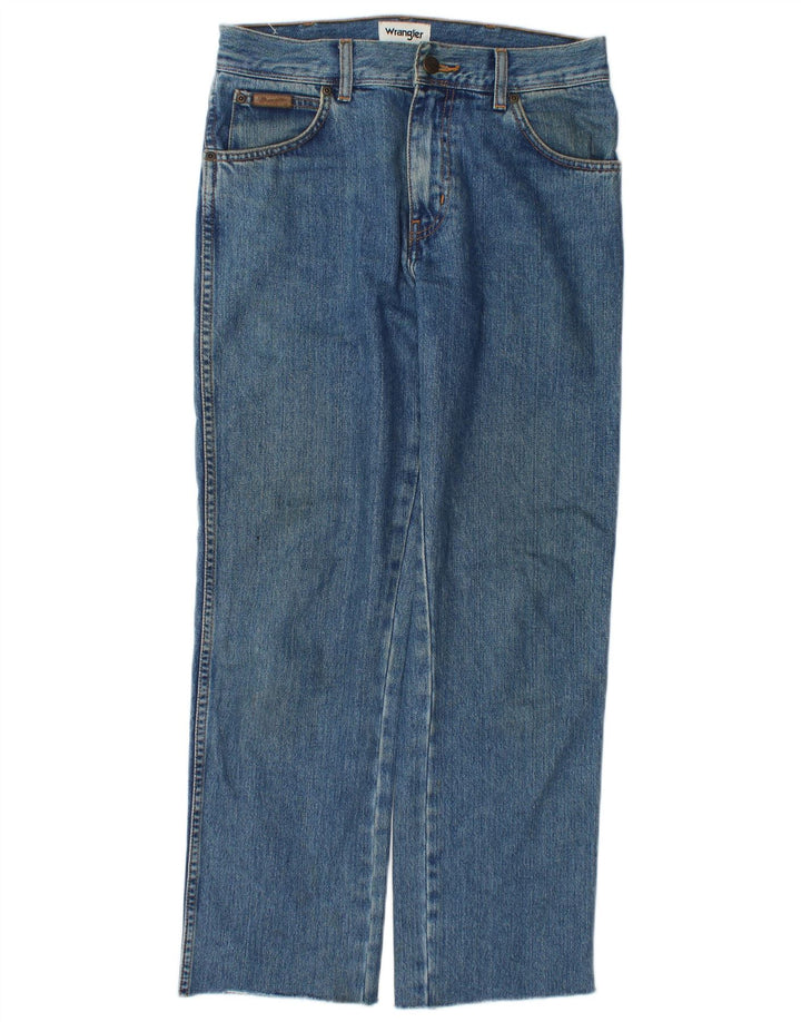 Jeans dritti da uomo Wrangler Texas W30 L28 cotone blu