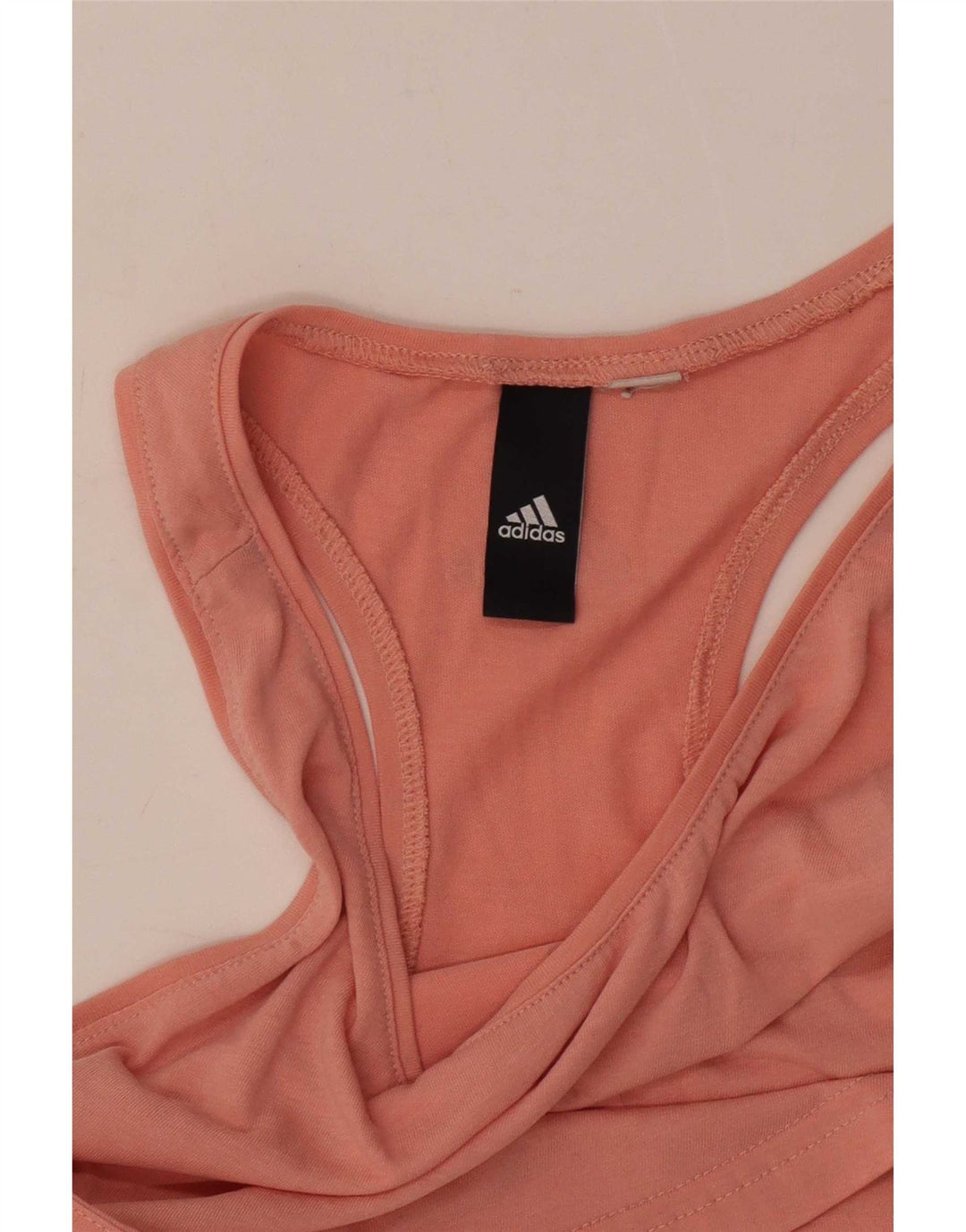 Canottiera grafica da donna Adidas UK 12 rosa medio