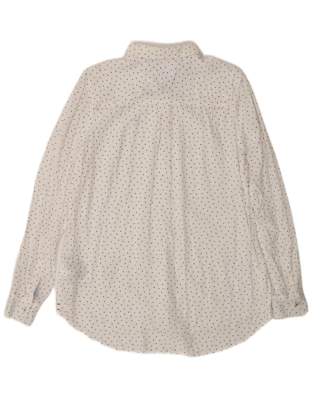 Camicia da donna Tommy Hilfiger UK 16 Large White Spotted Lyocell