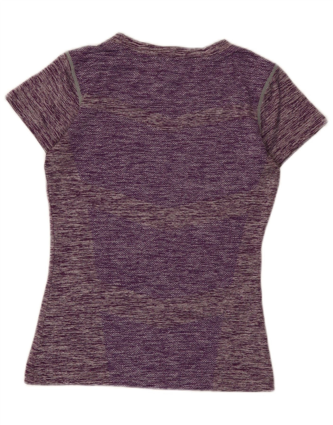 T-shirt Nike Dri Fit da donna, taglia UK 12, poliestere chiazzato viola medio
