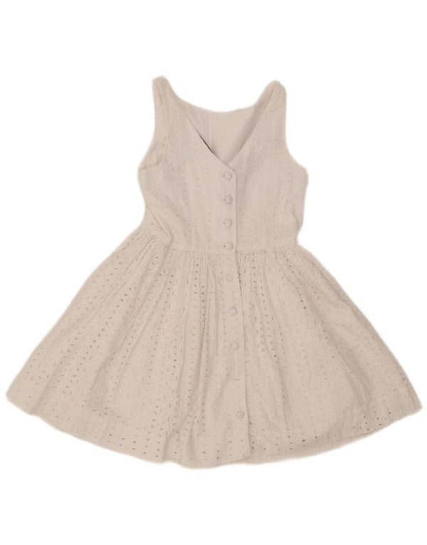 Abito a trapezio senza maniche per ragazze Polo Ralph Lauren 11-12 anni floreale bianco