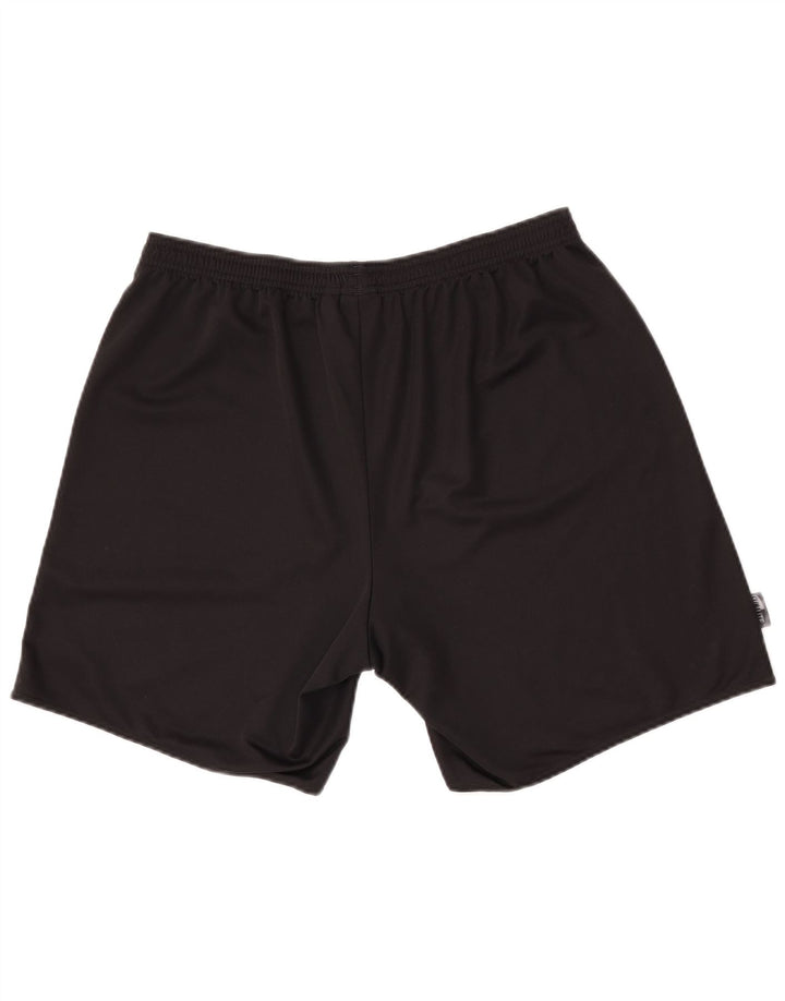 Pantaloncini sportivi Adidas Climalite da uomo grandi in poliestere nero