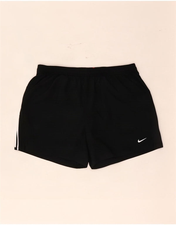 Pantaloncini sportivi Nike da donna Dri Fit UK 8 piccoli poliestere nero