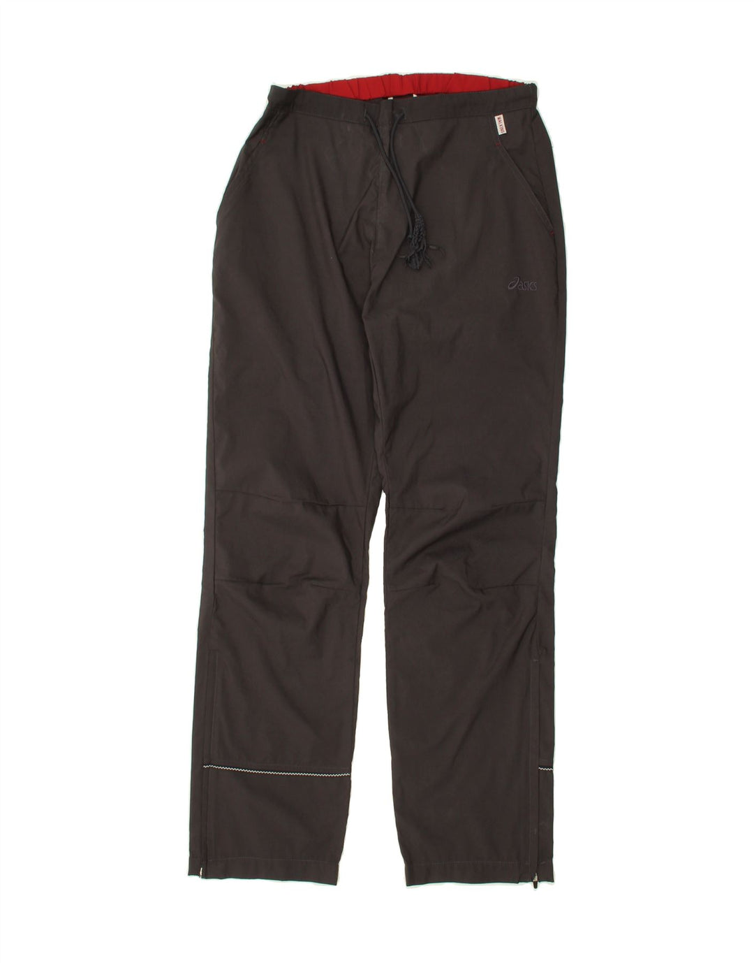 ASICS Womens Tracksuit Trousers UK 12 Medium Black Polyester Vintage Asics and Second-Hand Asics from Messina Hembry 