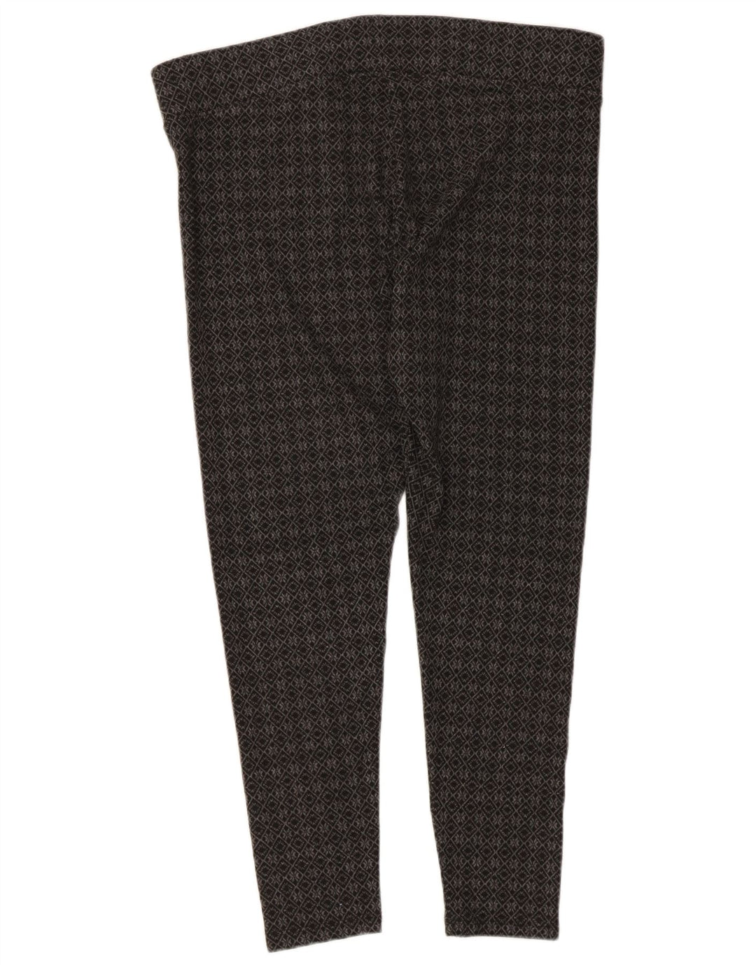 Leggings Capri da donna Marks & Spencer UK 16 Grande poliestere geometrico grigio