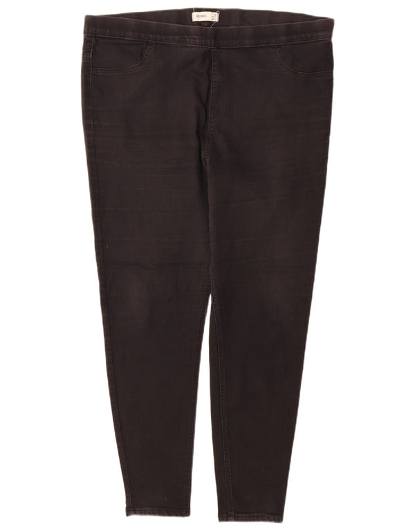 Jeans Jeggings da donna Marks & Spencer UK 20 2XL W40 L28 Cotone nero