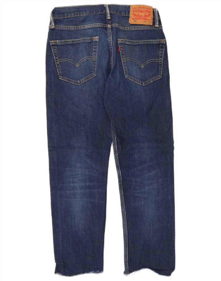 Jeans Levi's 502 affusolati da donna W29 L30 cotone blu