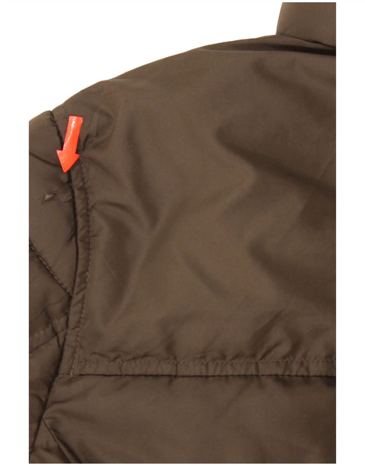 Giacca imbottita con cappuccio da uomo Champion UK 38 Poliestere kaki medio