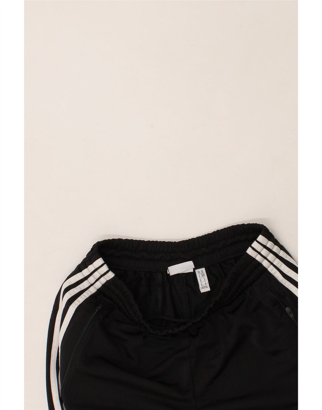 ADIDAS Womens Tracksuit Trousers UK 12 Medium Black Polyester Vintage Adidas and Second-Hand Adidas from Messina Hembry 
