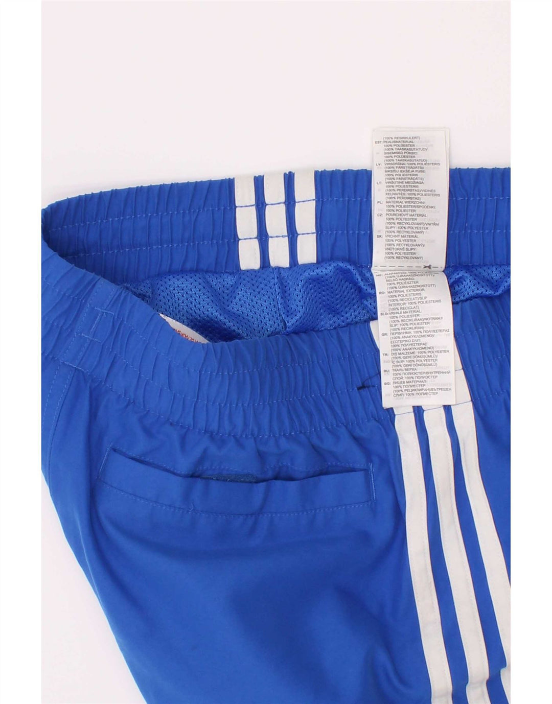 Pantaloncini da bagno Adidas da bambino 12-13 anni in poliestere blu