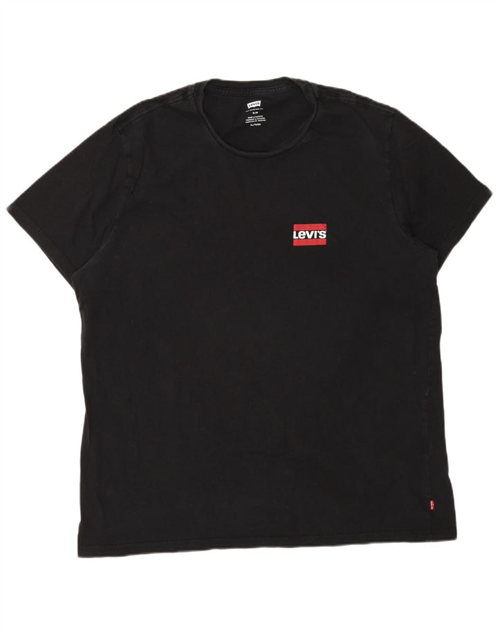 Maglietta slim da uomo Levi's XL nera