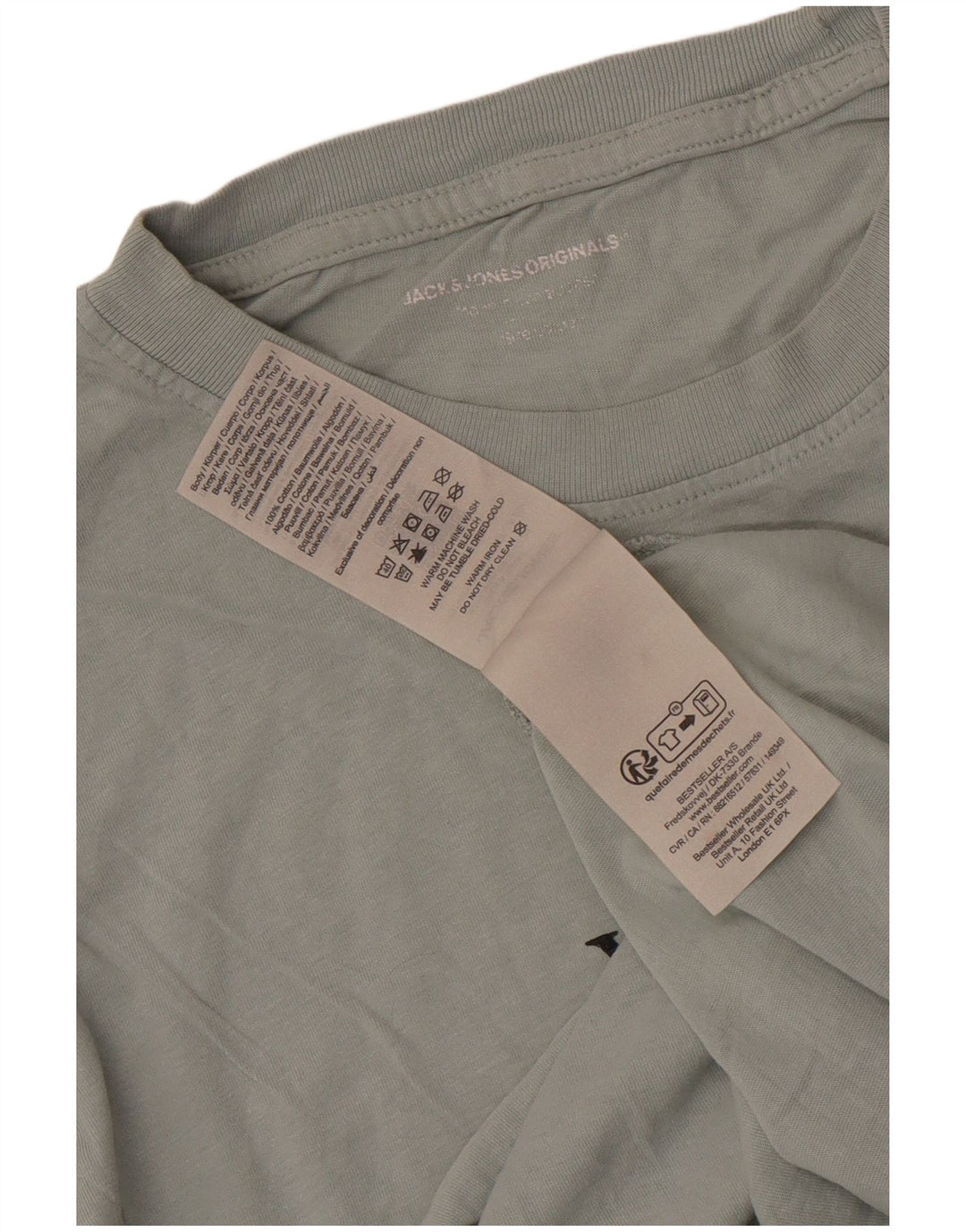 T-shirt grafica da uomo Jack & Jones Top in cotone verde medio