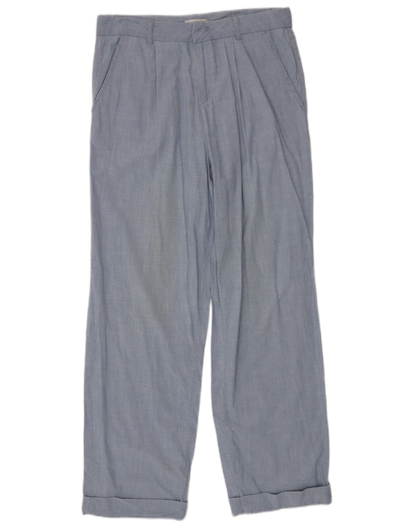 Max&Co. Pantaloni chino con pegged da donna UK 14 Large W32 L30 Cotone blu