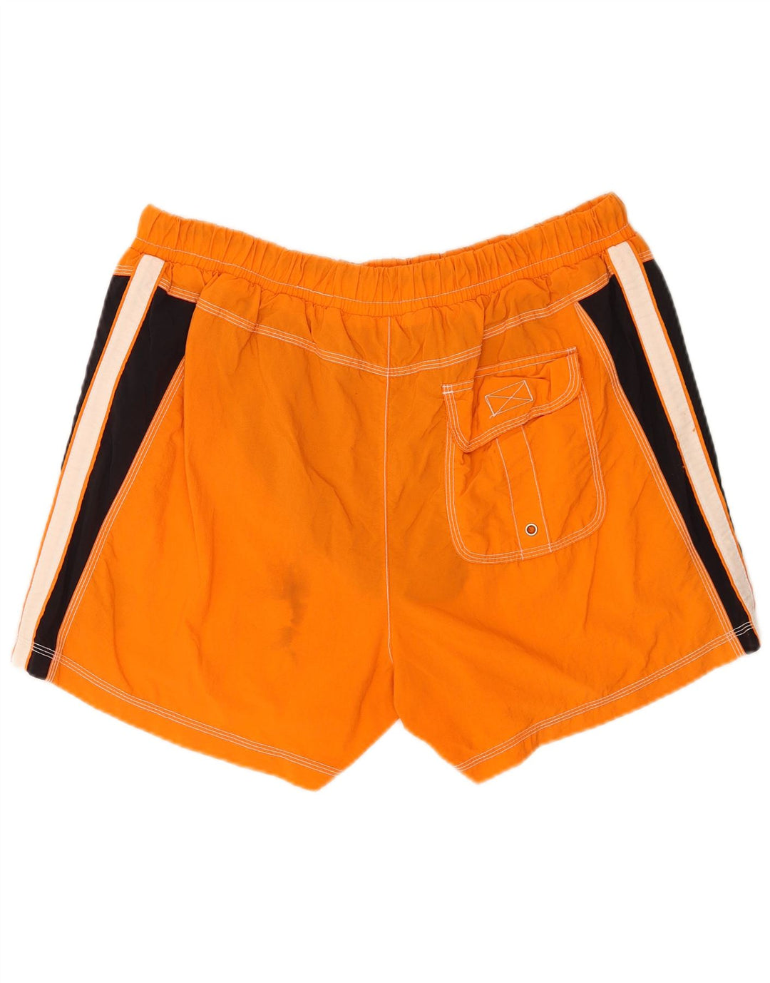 Pantaloncini da bagno regolari da uomo Diadora 2XL Arancione Colourblock in poliammide