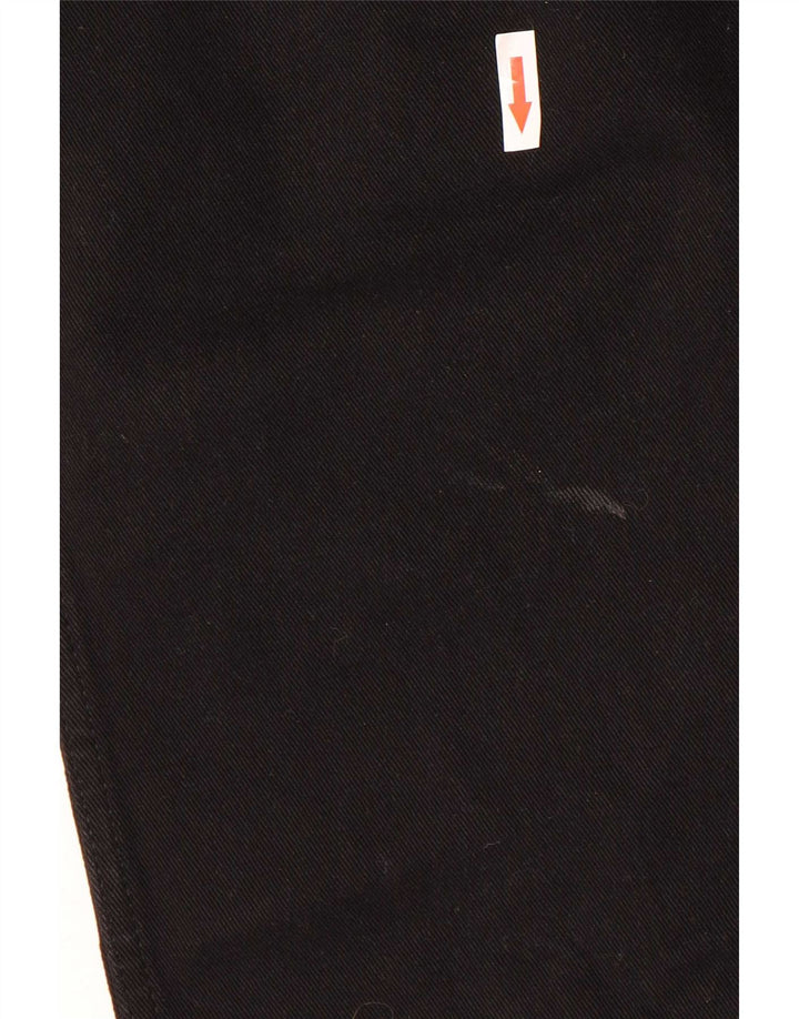 Jeans dritti da uomo Wrangler W34 L34 cotone nero