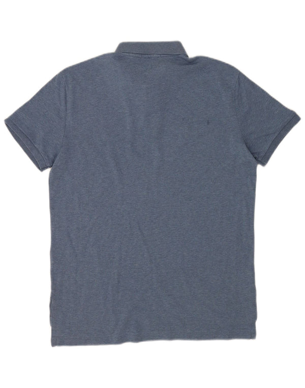 Polo Ralph Lauren da uomo in cotone blu medio