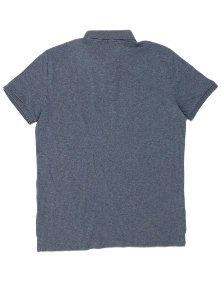 Polo Ralph Lauren da uomo in cotone blu medio