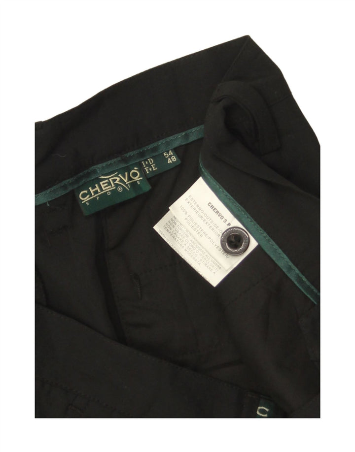 Pantaloni chino da uomo CHERVO IT 54 2XL W36 L32 Poliestere nero