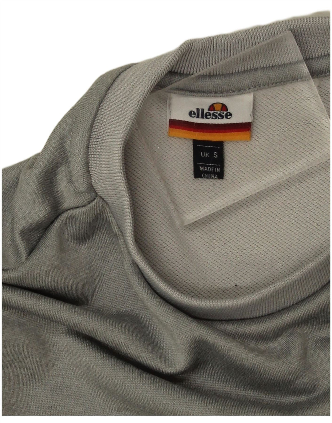 Felpa grafica da uomo Ellesse Maglione piccolo poliestere color block grigio